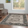 thumbnail image 2 of Linon Home Decor Vintage Collection Isfahan Area Rug Beige/Blue 2' x 3' 2' x 3' Bedroom Grey Traditional, 2 of 3