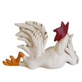 thumbnail image 5 of Estatua decorativa de gallo de pollo, resina pequeña Escultura de figura de gallos, mini divertido acostado de lado guiñando un ojo C, 5 of 5