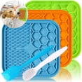 thumbnail image 1 of Lick Mat Kwispel Dog para perros con ventosas y cepillo, 3 unidades, 1 of 6