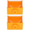 thumbnail image 3 of Cuenco Para Beber Para Colgar Mascotas, Cuenco De Alimentación Para Mascotas Fácil De Limpiar Fijo En Cualquier Lugar Fácil De Encontrar Para Evitar Morder Para La Alimentación OTVIAP Naranja, 3 of 8