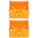 thumbnail image 3 of Cuenco de alimentación para mascotas, Material plástico limpio fácil de encontrar, evita morder, comedero para mascotas, jaula de acero para comer, 2 uds., 3 of 8