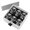 Sliver, variant on 6Pcs Skull Stainless Steel Refrigerator Magnets,Cool,Strong,Cute,Unique Funny Goth Decorative Fridge Magnets for Adults, Boys,for Kitchen,Office Whiteboards,Lockers,Imanes para Refrigerador(Dark)