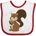 thumbnail image 3 of Inktastic Squirrel Boys or Girls Baby Bib, 3 of 4
