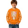 thumbnail image 4 of SJLDQY Boys Halloween Sweatshirts Long Sleeve Crew Neck Sweatshirt Hallowmas Skeleton Graphic Casual Pullover Tops for Boys, 4 of 4