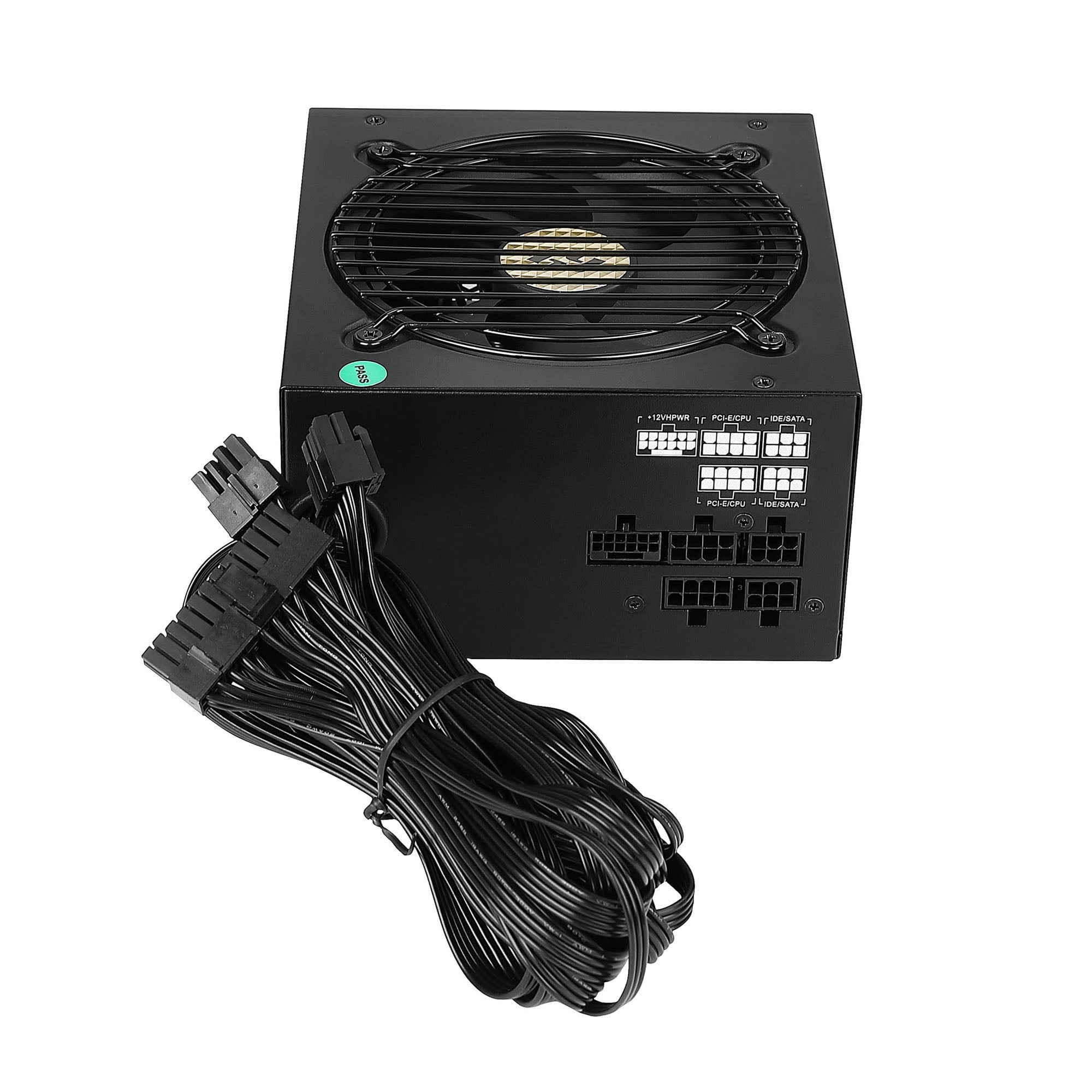 b-GoldX 900W Semi Modular ATX 3.1, PCIe 5.1, 12VHPWR GPU Connector, 80+ Gold Efficiency Equivalent with APFC, OPP, SCP, OVP, UVP, OCP, SPD ATX Power Supply.