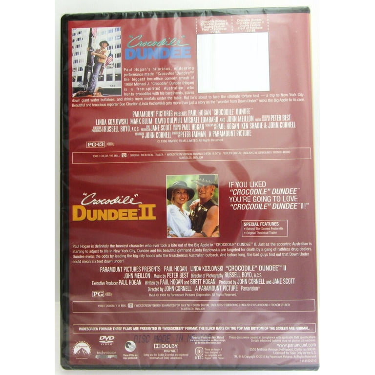 Crocodile Dundee / Crocodile Dundee II - Walmart.com