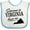 White and Blue, variant on Inktastic Someone in Virginia Loves Me Boys or Girls Baby Bib
