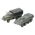 thumbnail image 2 of 2x 1/72 4D Montaje personal de personal M35 Truck &--80 Modelo de tanques del de la del vehículo Colección, 2 of 8