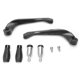 thumbnail image 3 of Protector A Mano De Motocicleta, Proguard Negro 2pcs Aluminio Universal Resistente A La Resistencia Resistente Al Agua Para Maneñir De 0.9 Pulgadas, 3 of 7
