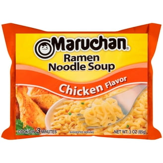 Maruchan Chicken Flavor Ramen Noodle Soup, Ready-to-Cook Souper 6