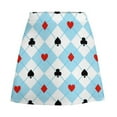 thumbnail image 6 of Poker Heart Skirt Playing Cards Suit Symbols Street Wear Casual Skirts Female Cute Mini Sk, 6 of 7