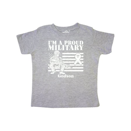 

Inktastic Proud Military Godson Red Friday Gift Toddler Boy Girl T-Shirt