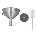 thumbnail image 2 of Stainless Steel Funnel Set,Stainless Steel Funnel with Stainless Steel Funnel Kitchen Large Funnel Advanced Technology, 2 of 8