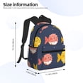 thumbnail image 4 of Easygdp Cute Puffer Fish Casual Laptop Backpack, Large Capacity Schoolpack for School, Travel, Business, 4 of 8