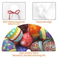 thumbnail image 4 of Sikiie Easter Eggs1 30-48 inches {designName} Print Christmas Tree Skirt Snowman Xmas Tree Skirt with Edge Christmas Decorations for Holiday Party36", 4 of 7