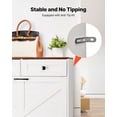 thumbnail image 6 of Shoe Cabinet with 2 Flip Drawers Farmhouse Shoes Storage Cabinet 2 Drawers, 6 of 12