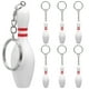thumbnail image 1 of 8 Uds. Llavero de bolos, decoraciones de bolos, llavero deportivo, dijes para bolso, colgantes para bolso, recuerdos de fiesta de bolos, 1 of 5