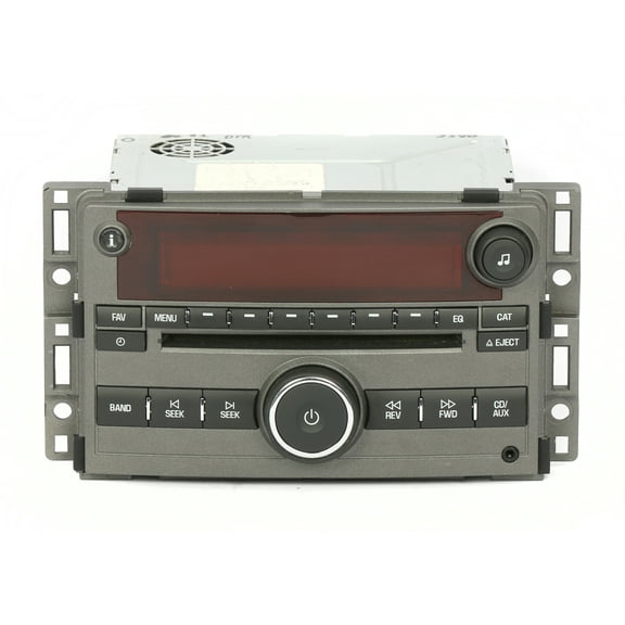 Restored 2007-2008 Saturn Aura AM FM CD Radio with Aux and Bluetooth Upgrade 15948188 US8 (Refurbished)