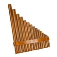 thumbnail image 5 of Pan Pipe Woodwind 1 Set Polished Tube Instrument Romanian Ecuador Chinese Left-Hand, 5 of 8