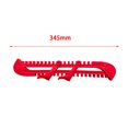 thumbnail image 3 of Cuchilla de Plástico Btafrte para Cubre Protección Ajustable Antideslizante para Hockey rojo, 3 of 7