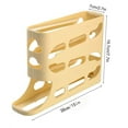 thumbnail image 3 of Automatic Rolling Egg Dispenser, 4-Tier Refrigerator Organizer, Space-Saving Kitchen Storage, Countertop Egg Holder, Secure Rail Protection, Durable Home Essentials, 3 of 9
