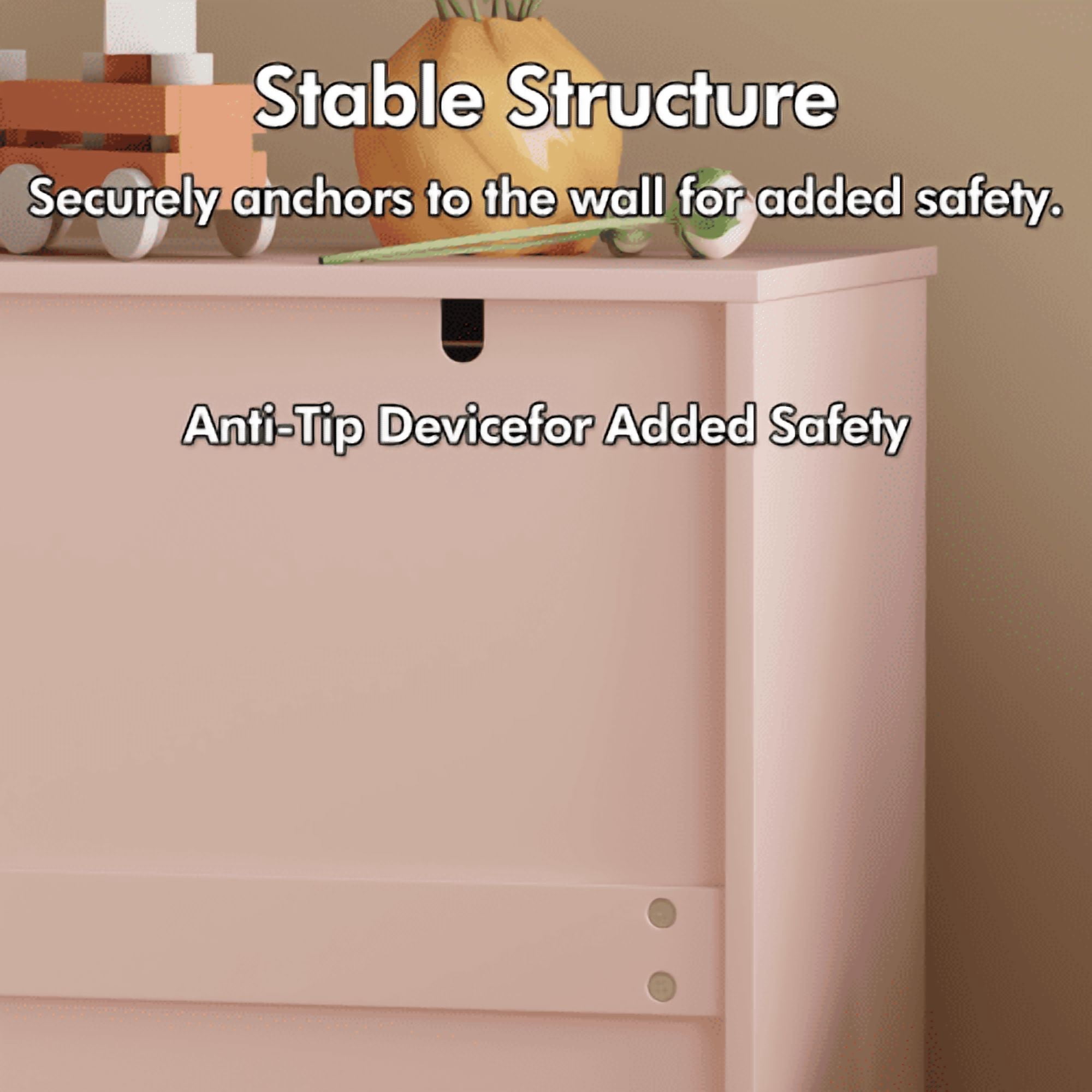 Kitchen Storage Cabinet with Double Doors, Adjustable Shelves, Coffee Bar Cabinet, Sideboard Buffet for Dining Room, Living Room, Entryway, Pink