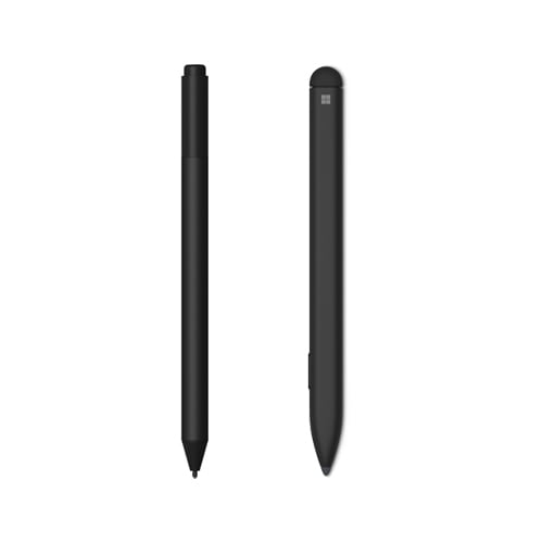 Microsoft Surface Pen Charcoal Surface Slim Pen Black Surface Slim Pen Black Included Bluetooth 4 0 4 096 Pressure Points Tilt Support Rubber Eraser Writes Like Pen On Paper Walmart Com Walmart Com