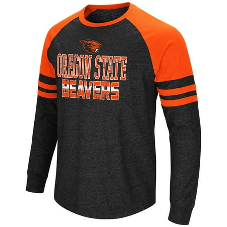 - Oregon State Beavers Long Sleeve Shirt Hybrid Raglan Tee