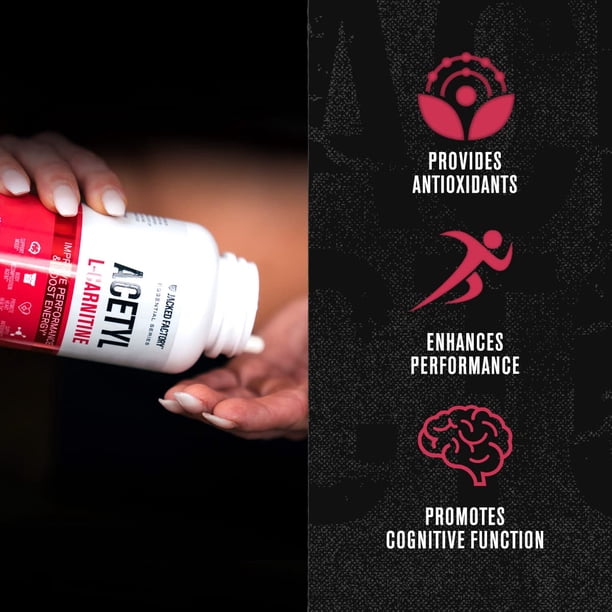 l carnitine walmart canada Acetyl L Carnitine Supplement 750mg - Extra Strength L-Carnitine (ALCAR) for Energy, Mood Improvement, Memory & More - 120 Capsules