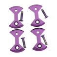 thumbnail image 1 of juego de pedales de bloqueo de titanio shaofei placa de pedal de bicicleta pajarita morado, 1 of 5