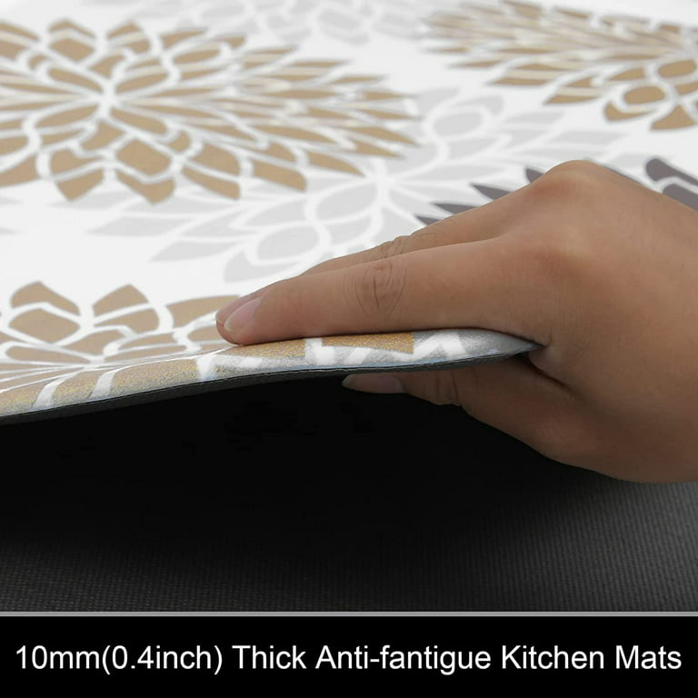 Sinath Kitchen Mat 2 Piece Non Slip Washable Set Sinath Kitchen Mat 2 Piece Foundry Select Mat Size: Rectangle 59 x 24 + 35 x 24