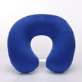 thumbnail image 2 of HEVIRGO U-shaped Neck Pillow Cushion, Inflatable Memory Foam Fatigue Relief Flight Headrest Sleep U-shaped Cushion Plane Travel Accessories, 2 of 8