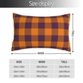 thumbnail image 4 of Disketp Pillow Covers Fall Buffalo Plaid Pattern Throw Pillow Case Cushion Covers,Cushion For Bedroom,Couch,Home-14"X20", 4 of 9