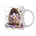 thumbnail image 2 of EGNMCR Cups Easter Rabbit Bunny Ceramic Coffee Mark Cup Tea Water Cup New Style Mug 350ml Bunny Easter Ceramic Coffee Mark Mug A CUP, 2 of 4