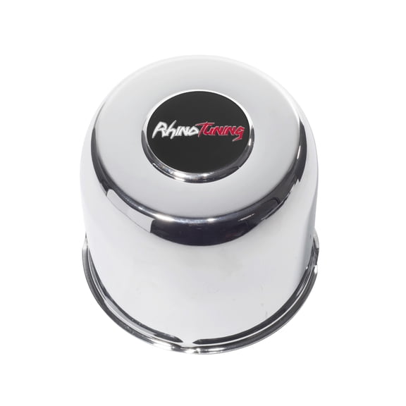 RhinoTuning 4.88" Hub Mirror Chrome Plated Carbon Steel Trailer Wheel Center Caps Fit for 4.88" trailer/truck rims center bore 4.33" tall 1Pc