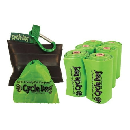 Cycle Dog Park Pet Waste Bag Biodegradable Holder Pouch Combo Black