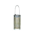 thumbnail image 1 of Linterna solar al aire libre Inteprter recargable de hierro decorativa impermeable plata, 1 of 2