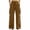 Brown, variant on Women's Fleece Lined Wide Leg Cargo Sweatpants, Ghalytn Elastic Drawstring Warm Multi-Pocket Streetwear Pants