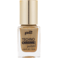 P2 Techno Chrome Nail Polish Golden Edge