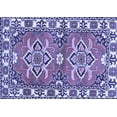 thumbnail image 1 of Ahgly Company Indoor Rectangle Geometric Blue Traditional Area Rugs, 5' x 8', 1 of 4