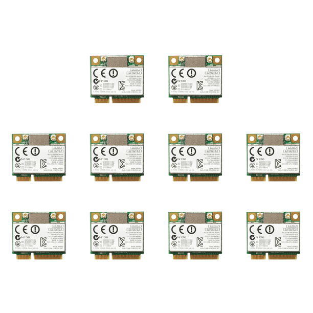 Adaptador inalámbrico Mini PCI-E 300Mbps tarjeta red 4 0 compatible con dientes 2 4G/5G azul