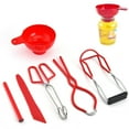 thumbnail image 4 of 6Pcs Stainless Steel Canning Starter Kit Professional Canning Starter Set Includes Canning Lifting Pliers Wrench Funnel Wire Clip Magnetic Strip&Measurement for Canner Regular Jars, 4 of 11