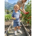 thumbnail image 4 of BemeyourBBs Toddler Baby Boys Mothers Day Outfit Summer Clothes Mama's Little Man Embroidery Letters Waffle Knit Short Sleeve T-Shirt and Pocket Shorts Toddler Boy Summer 2 Piece Outfits, 4 of 9