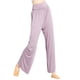 thumbnail image 1 of Gibobby Pantalones dama Pantalones de yoga de talle para mujer Pantalones acampanados adelgazantes para mujer Pantalones de levantamiento de cadera de verano Pantalones de pie(Morado， L), 1 of 5