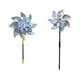 thumbnail image 5 of Cateissary 10 piezas de molinetes reflectantes de PVC para disuadir pájaros-materiales para el Control de aves de larga duración Jardín y Patio 7 ángulo de plata, 5 of 6