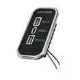 thumbnail image 2 of Cargador De Coche De 3 Puertos Con Toma De Corriente USB De 12V Y 24V Para Automóvil Marino Y Automotriz, 2 of 8