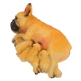 thumbnail image 2 of Figura realista de cachorro de bulldog francés de resina, estatua de perro realista, adorno coleccionable para decoración de jardín, interior y exterior, 2 of 8
