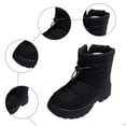 thumbnail image 6 of BOBOGOJP Barefoot Baby Boys Girls Boots Warm Winter House Shoes for Toddler Girls Boys Waterproof Fleece Kids Snow Boots Infant Booties Walking Shoes for Indoor Outdoor Black for Size 12, 6 of 6