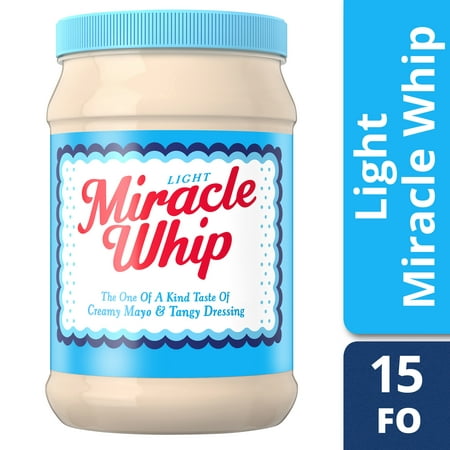 Miracle Whip Light Dressing, 15 fl oz Jar (Miracle Whip Best Before Date)
