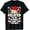 Black-05, variant on Funny Christmas T-Shirt Santa Graphic Tee for Men and Women